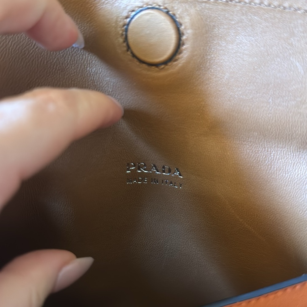 Prada Orange Leather Bag - Picture 11 of 12